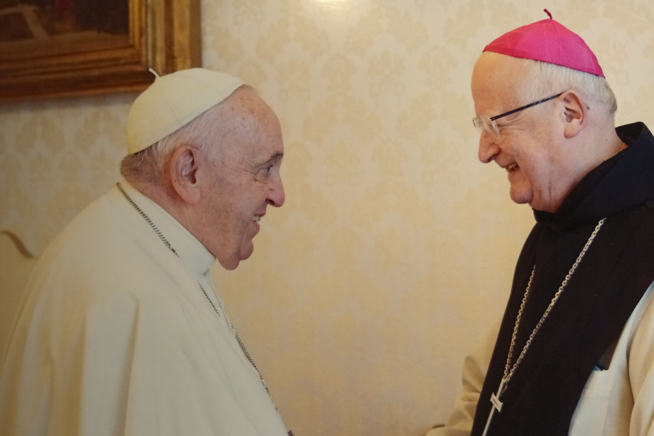 Bischop Lode en Paus Franciscus